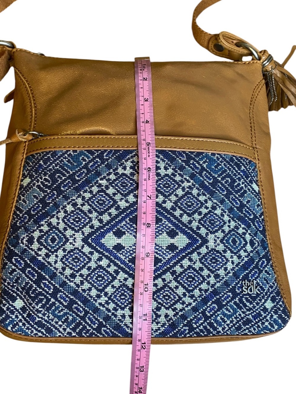 The Sak Pax Swing Pack Leather Boho crossbody hobo bag - Picture 15 of 16
